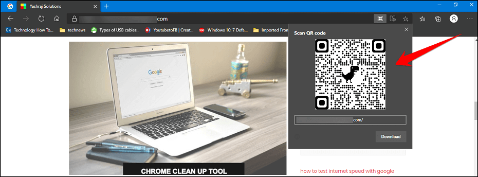 Code Generator for Microsoft Edge Chromium - QR Code Generator in Microsoft Edge