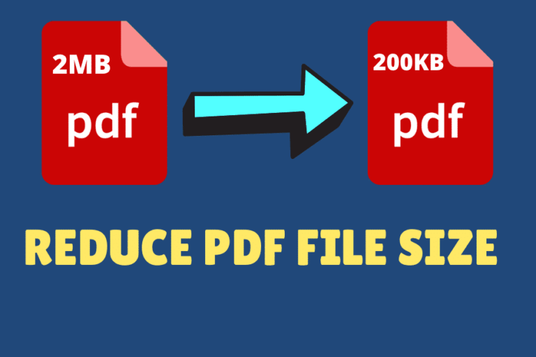 How to compress PDF files size for free