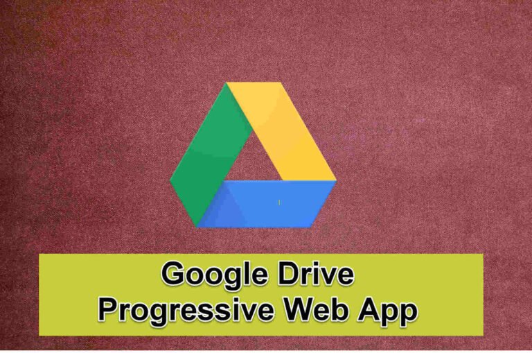 How to Install Google Drive as a Progressive Web App
