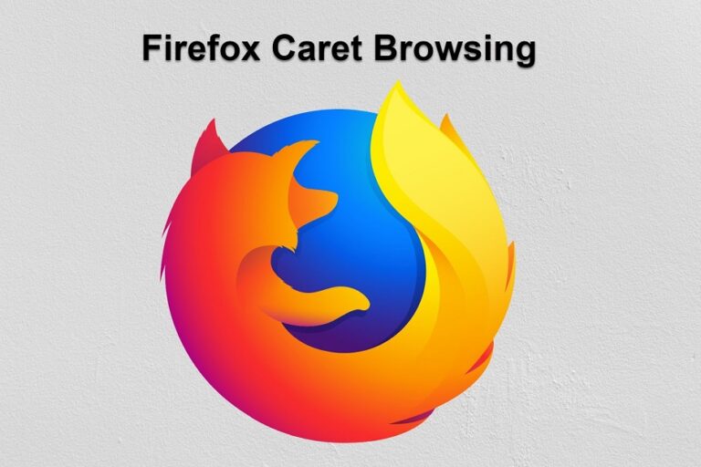 What is caret browsing and how to turn on or off in Mozilla Firefox?