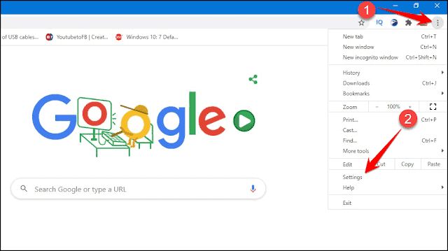 clicking on three dots and opening settings in chrome clicking on three dots and opening settings in chrome - chrome clean up tool