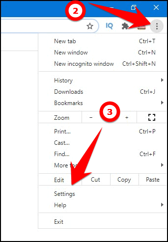 click on the three dots at the top right-hand corner - How to Show or Hide Home Button in Google Chrome