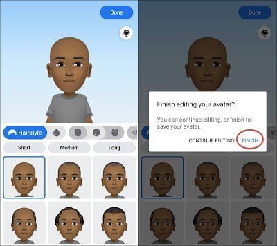 finishing facebook avatar finishing facebook avatar