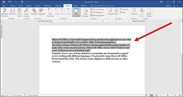 right-click to translate a word document - How to Translate Word Document