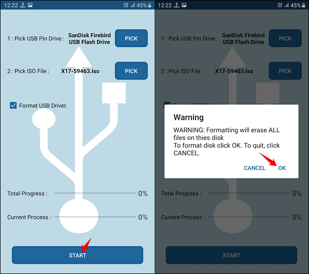 Can I make bootable pendrive with Android?