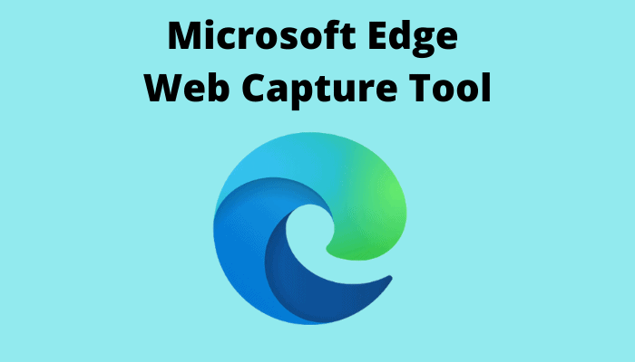 Microsoft edge web capture tool