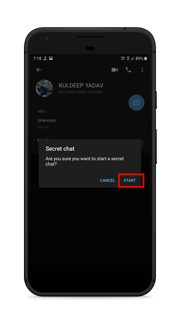 Starting Telegram Secret Chat Telegram secret chat feature - How to enable Secret Chat in Telegram