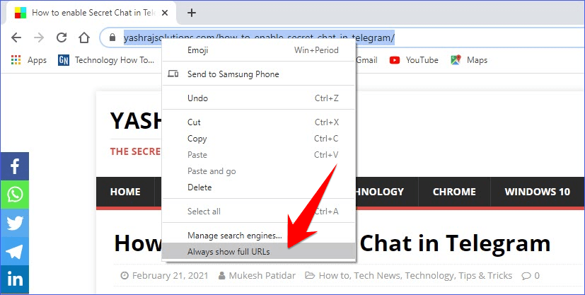 Always show full URLs - Chrome 90 is now getting killer features