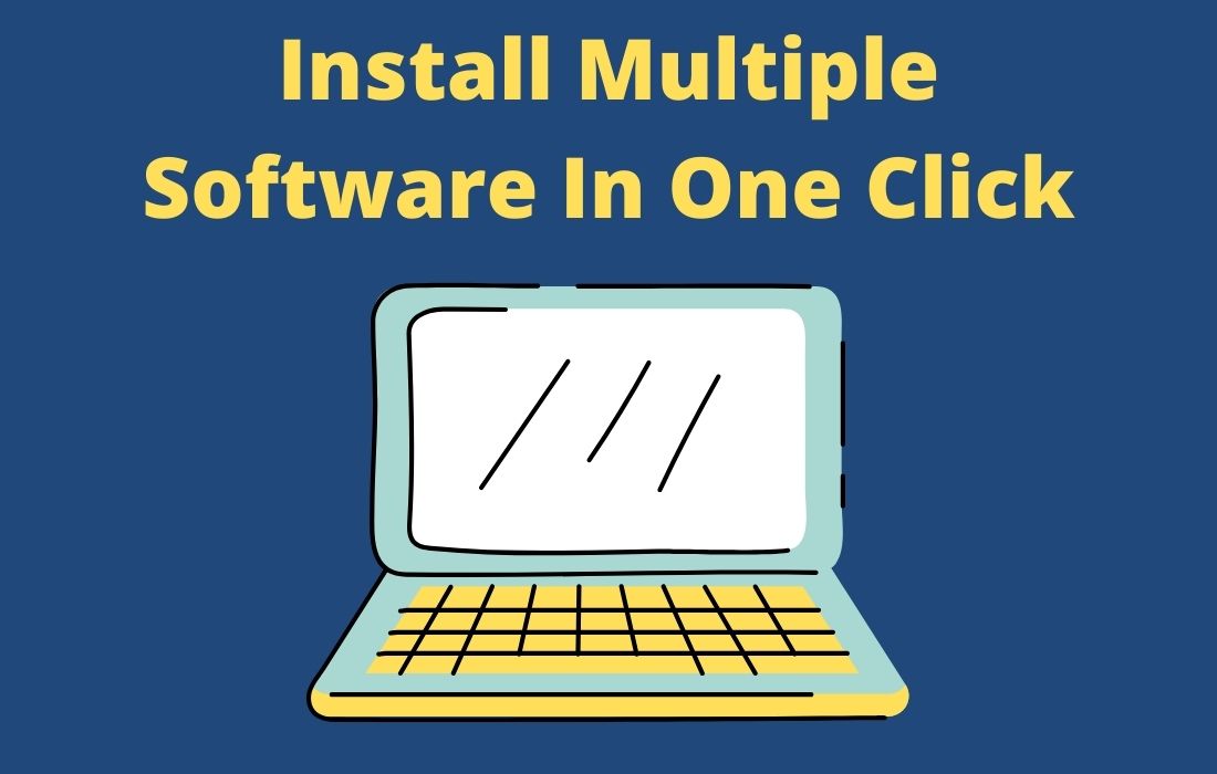 How to Install All Required Software in One Click