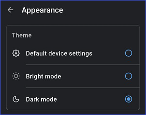 Truecaller theme options dark mode and bright mode Truecaller theme options dark mode and bright mode