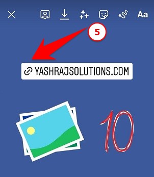 placing the link sticker on Instagram story like placing the link sticker on Instagram story