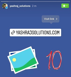 sharing link on Instagram story with link sticker feature
