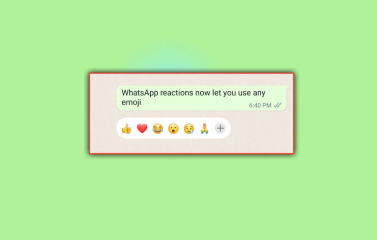 WhatsApp emoji reaction feature now lets you use any emoji