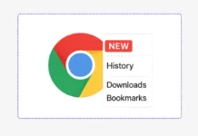 chrome new badge feature